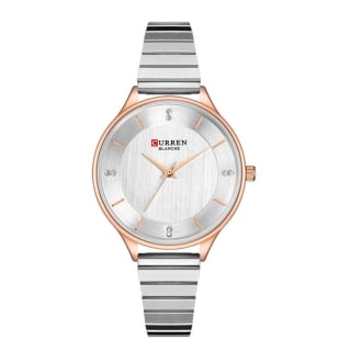 RELOJ CURREN DE MUJER 9041 PLATEADO | AJUSTABLE - 1