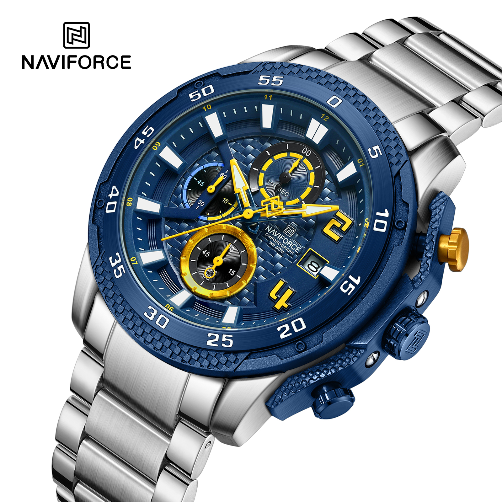 RELOJ NAVIFORCE HOMBRE ACERO Y CRONOGRAFOS. - 2