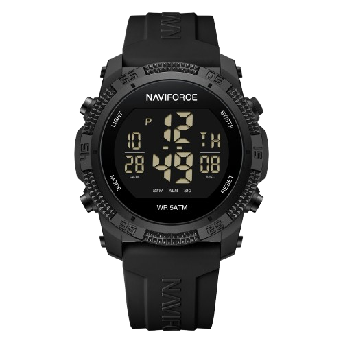 RELOJ HOMBRE NAVIFORCE DIGITAL LED EN COLOR NEGRO. - 1