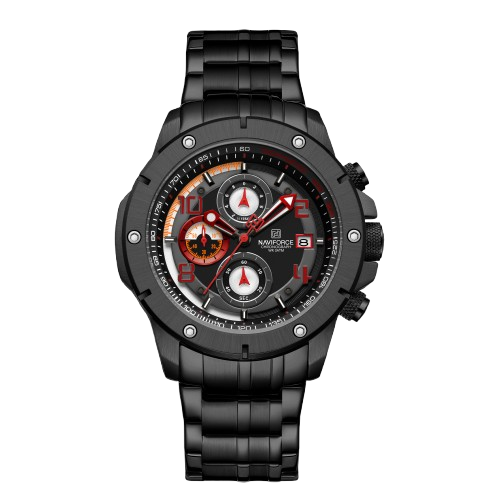 RELOJ HOMBRE NAVIFORCE CRONOGRAFOS EN COLOR NEGRO MOVIMIENTO CUARZO. - 1