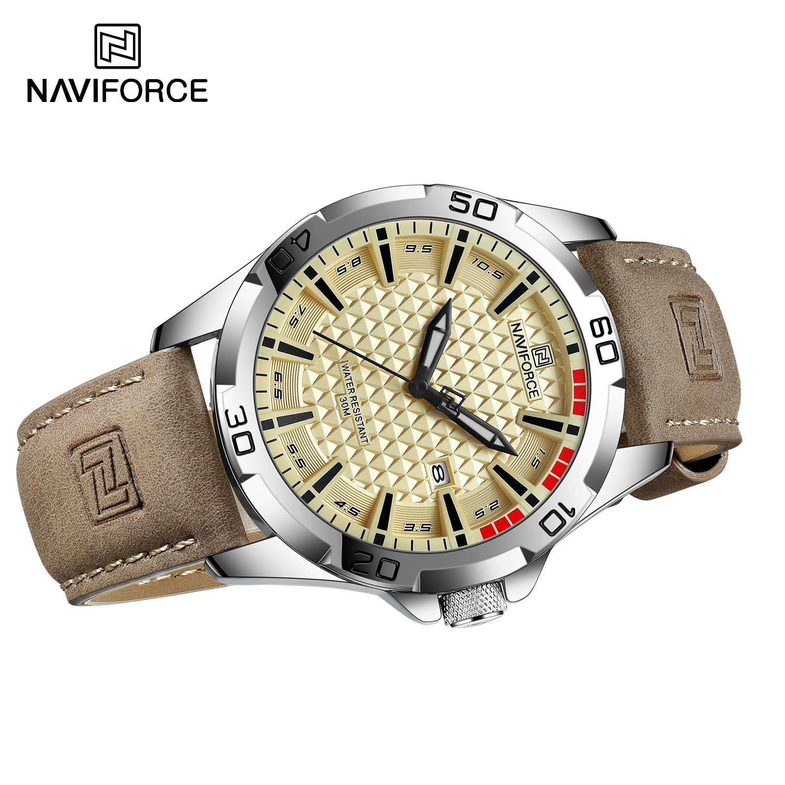 RELOJ HOMBRE NAVIFORCE ANALOGO CUERO MOVIMIENTO CUARZO. - 5
