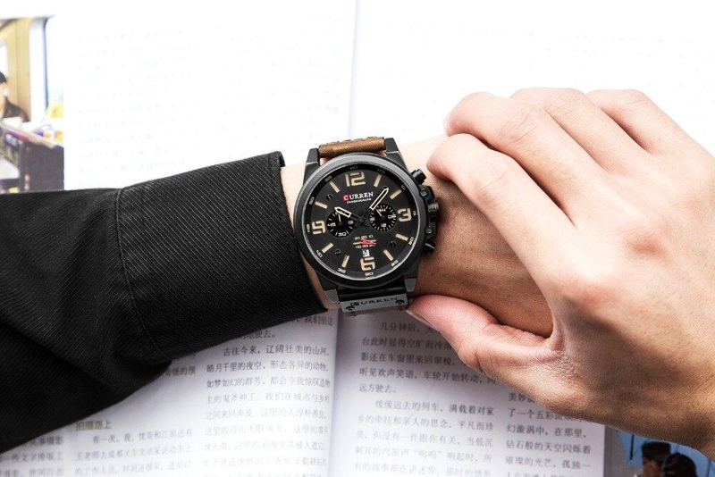 RELOJ HOMBRE CURREN ANALOGO CRONOGRAFO CUARZO. - 7