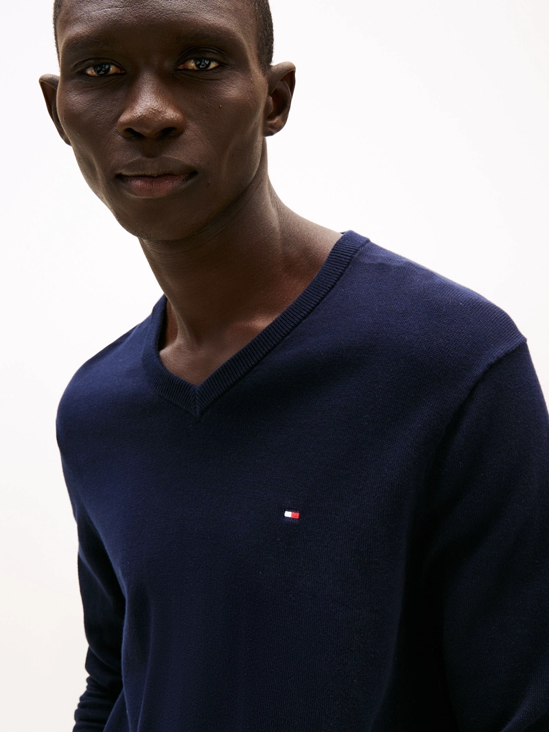 SWEATER BASICO SIGNATURE V-NECK - 4