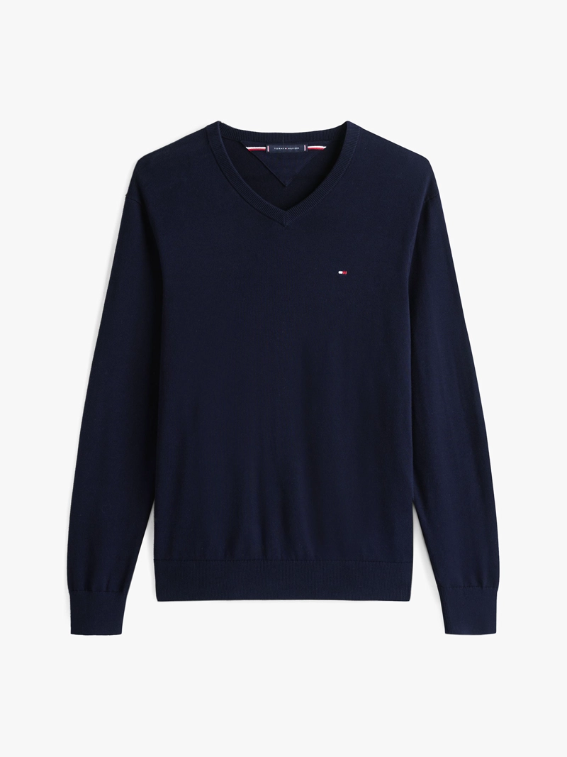 SWEATER BASICO SIGNATURE V-NECK - 5