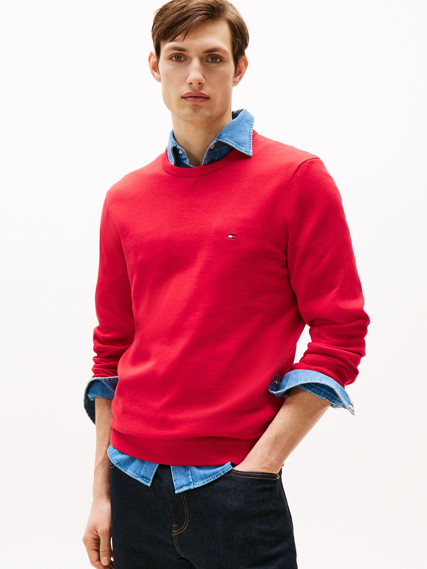 SWEATER BASICO SIGNATURE C-NECK - 1