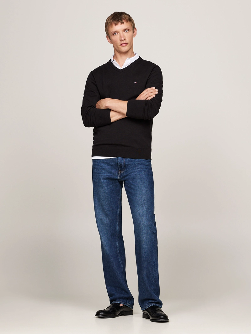 SWEATER BASICO SIGNATURE V-NECK - 2