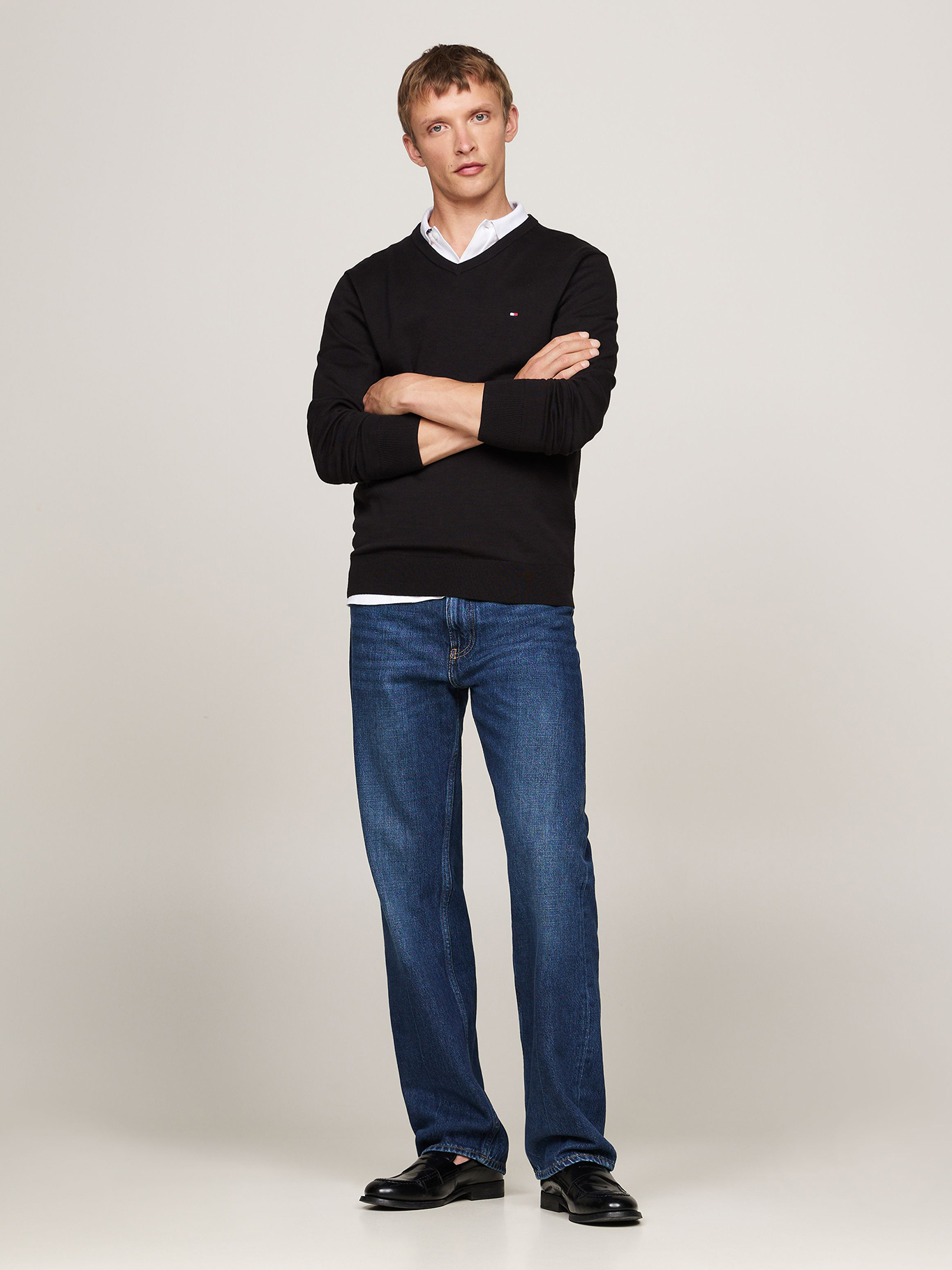 SWEATER BASICO SIGNATURE V-NECK - 2