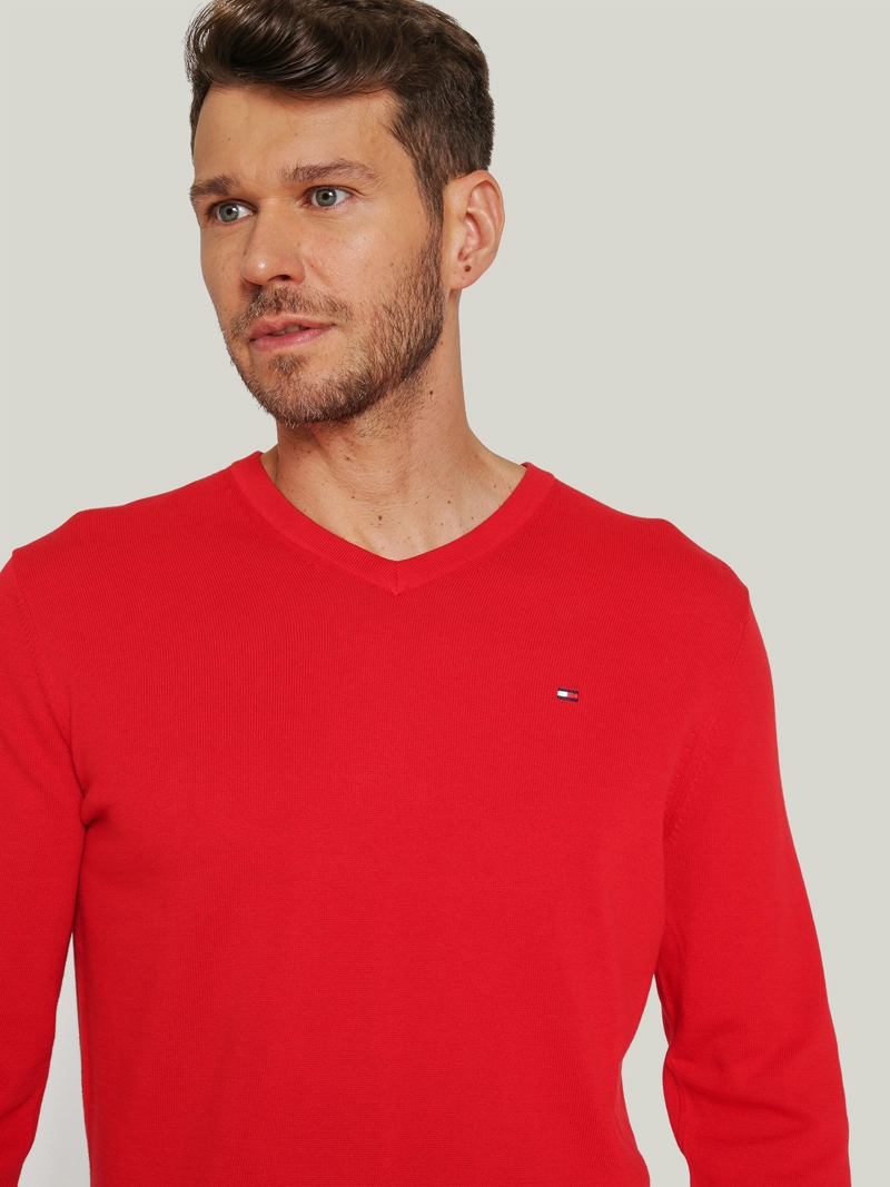 SWEATER BASICO SIGNATURE V-NECK - 4