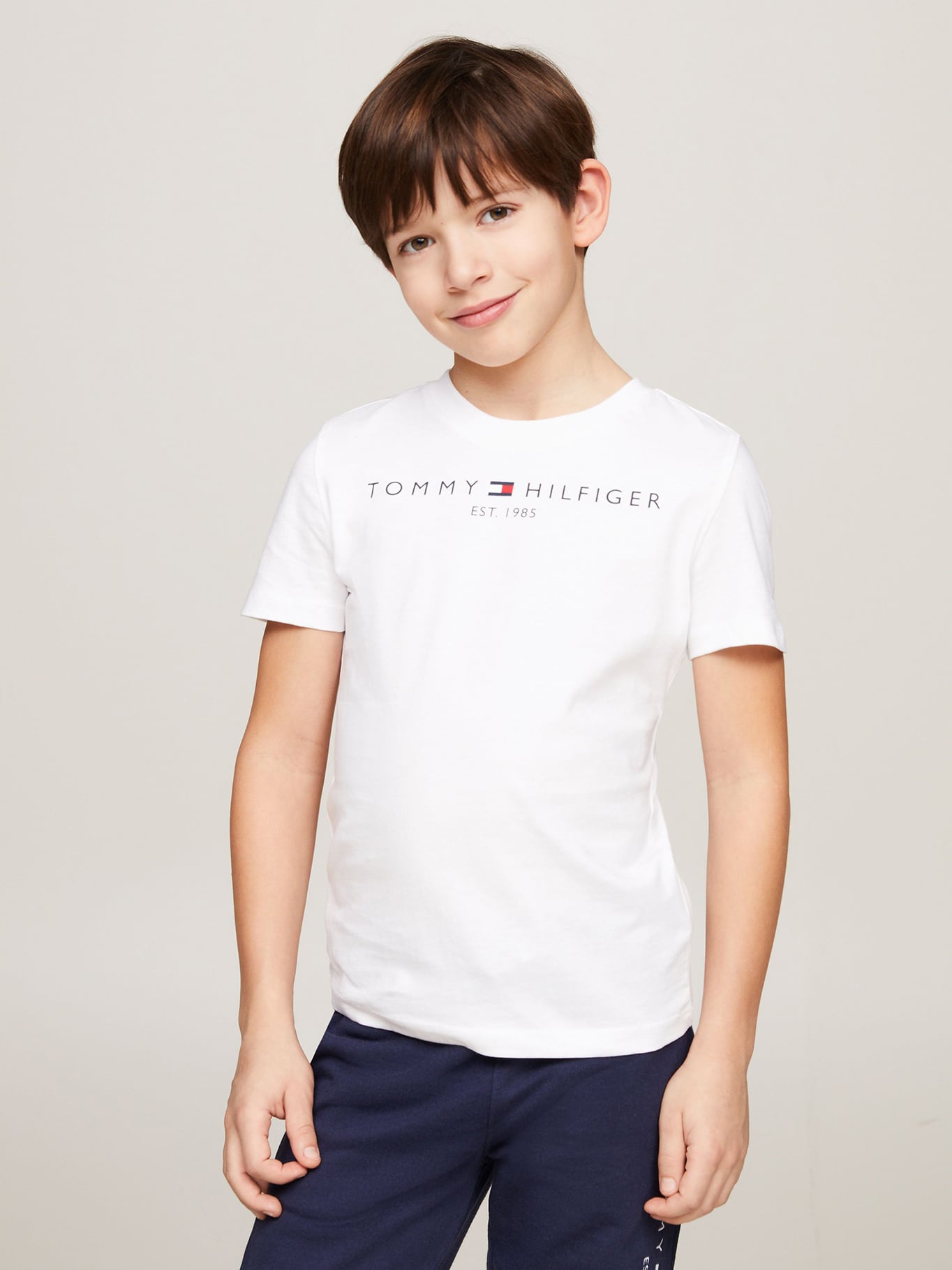 POLERA DE NIÑO ESSENTIAL LOGO C-NECK - 1