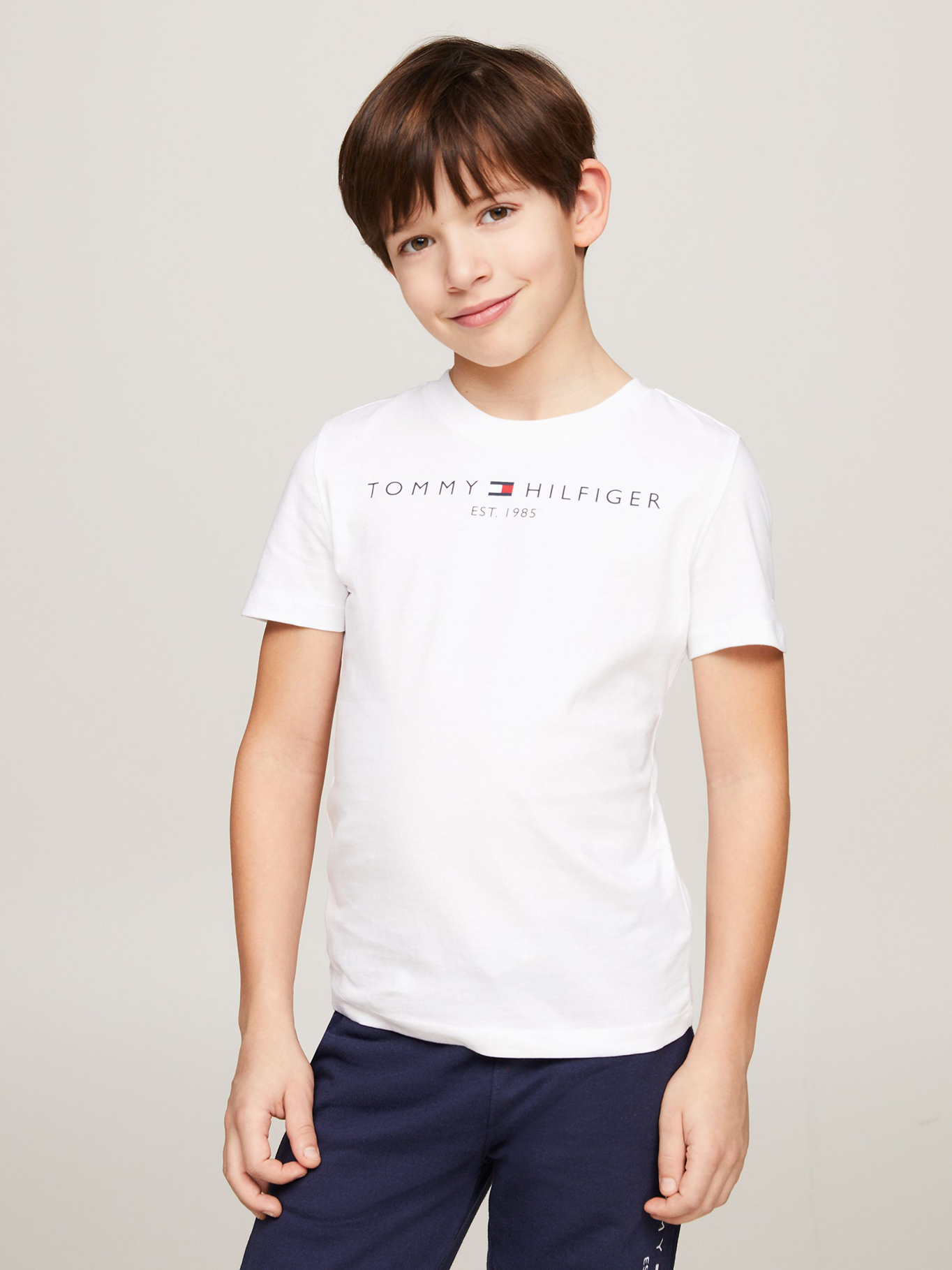 POLERA DE NIÑO ESSENTIAL LOGO C-NECK - 1