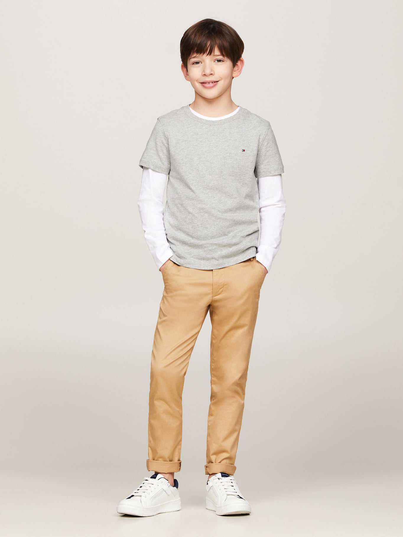 POLERA DE NIÑO ESSENTIAL C-NECK - 2