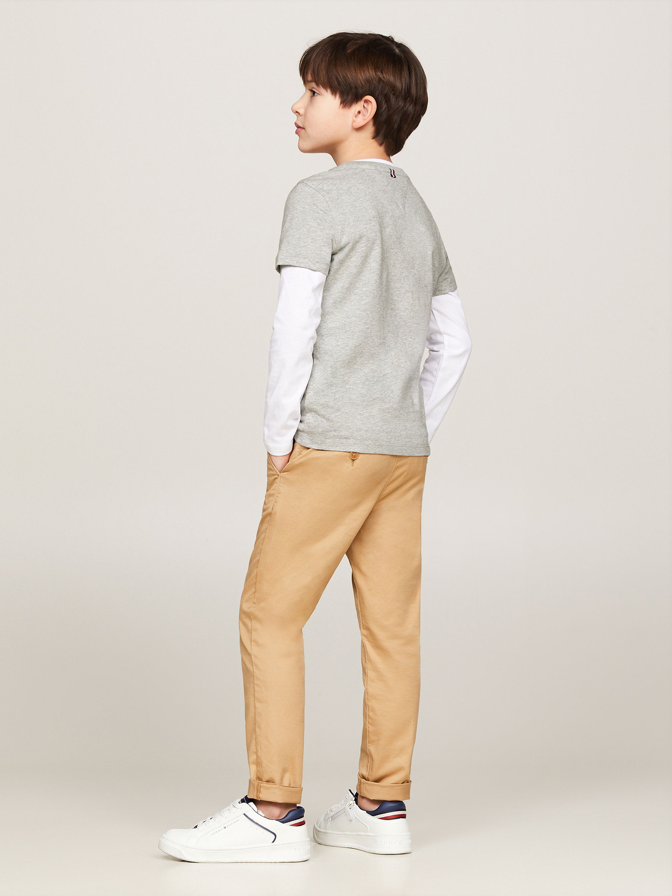 POLERA DE NIÑO ESSENTIAL C-NECK - 3