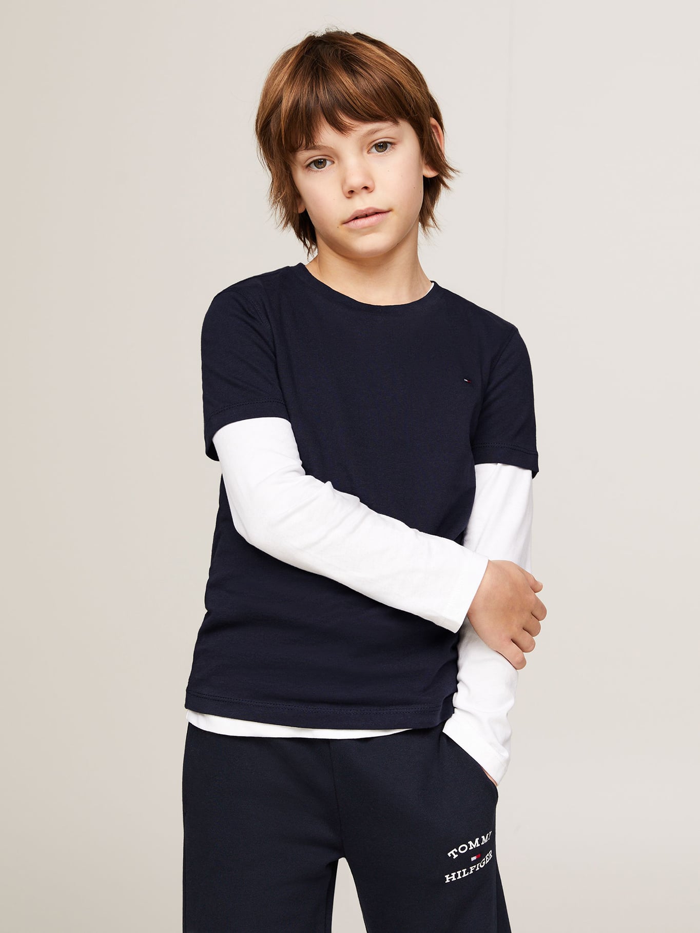 POLERA DE NIÑO ESSENTIAL C-NECK - 1