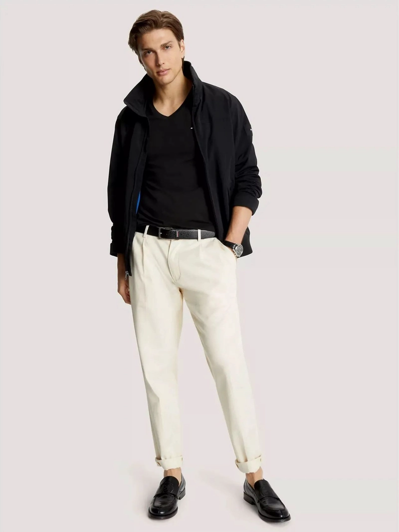 POLERA ESSENTIAL V-NECK SLIM FIT - 2