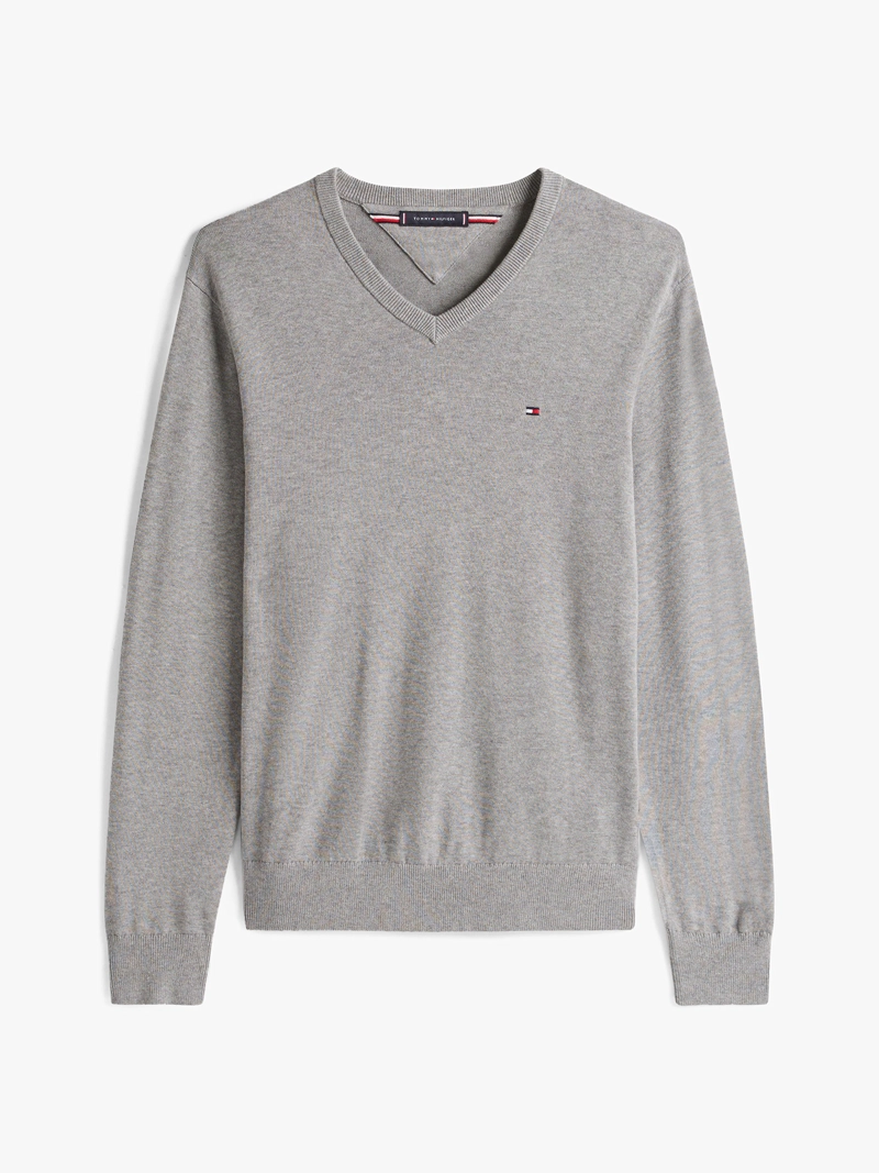 SWEATER BASICO SIGNATURE V-NECK - 5