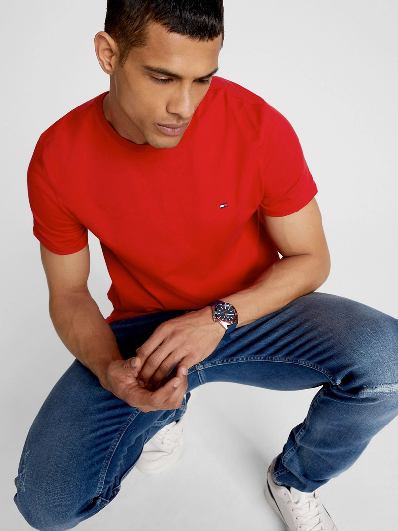POLERA ESSENTIAL C-NECK SLIM FIT - 4