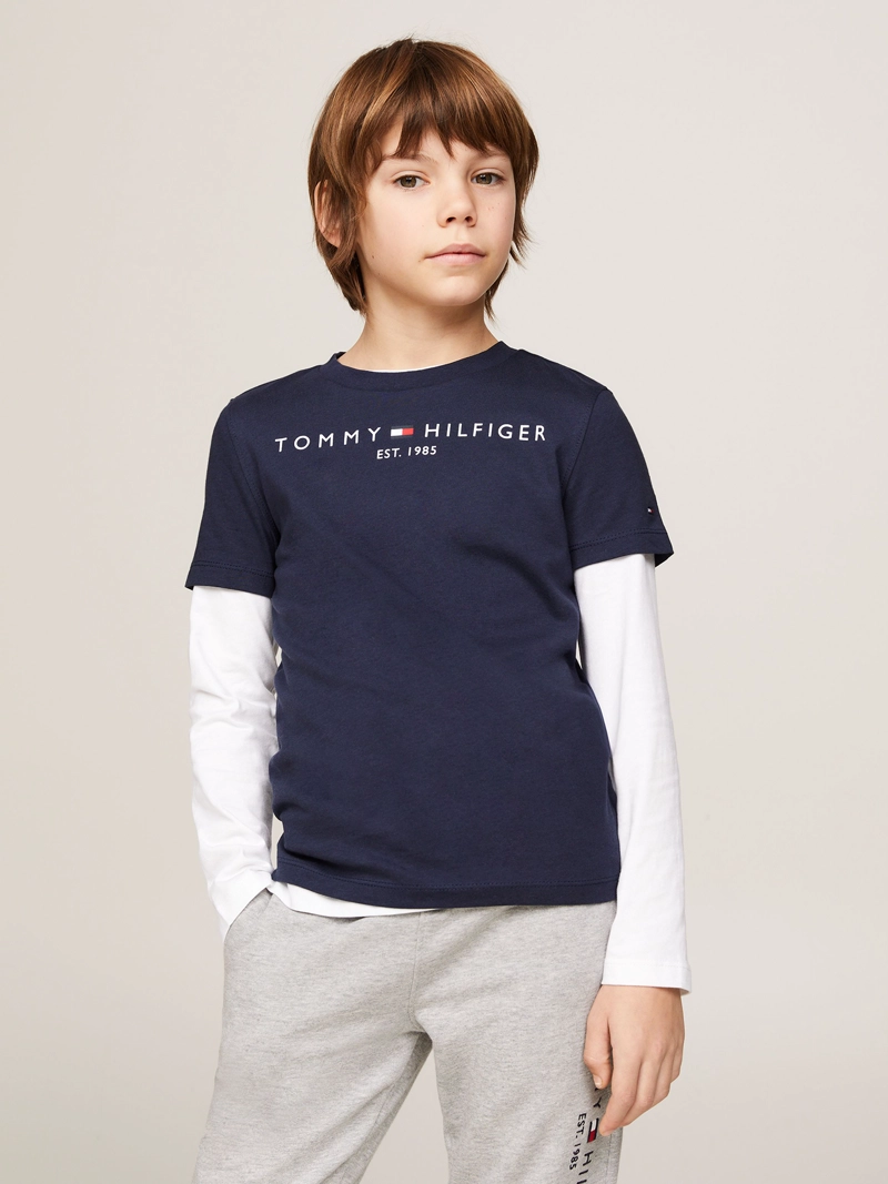 POLERA DE NIÑO ESSENTIAL LOGO C-NECK - 1