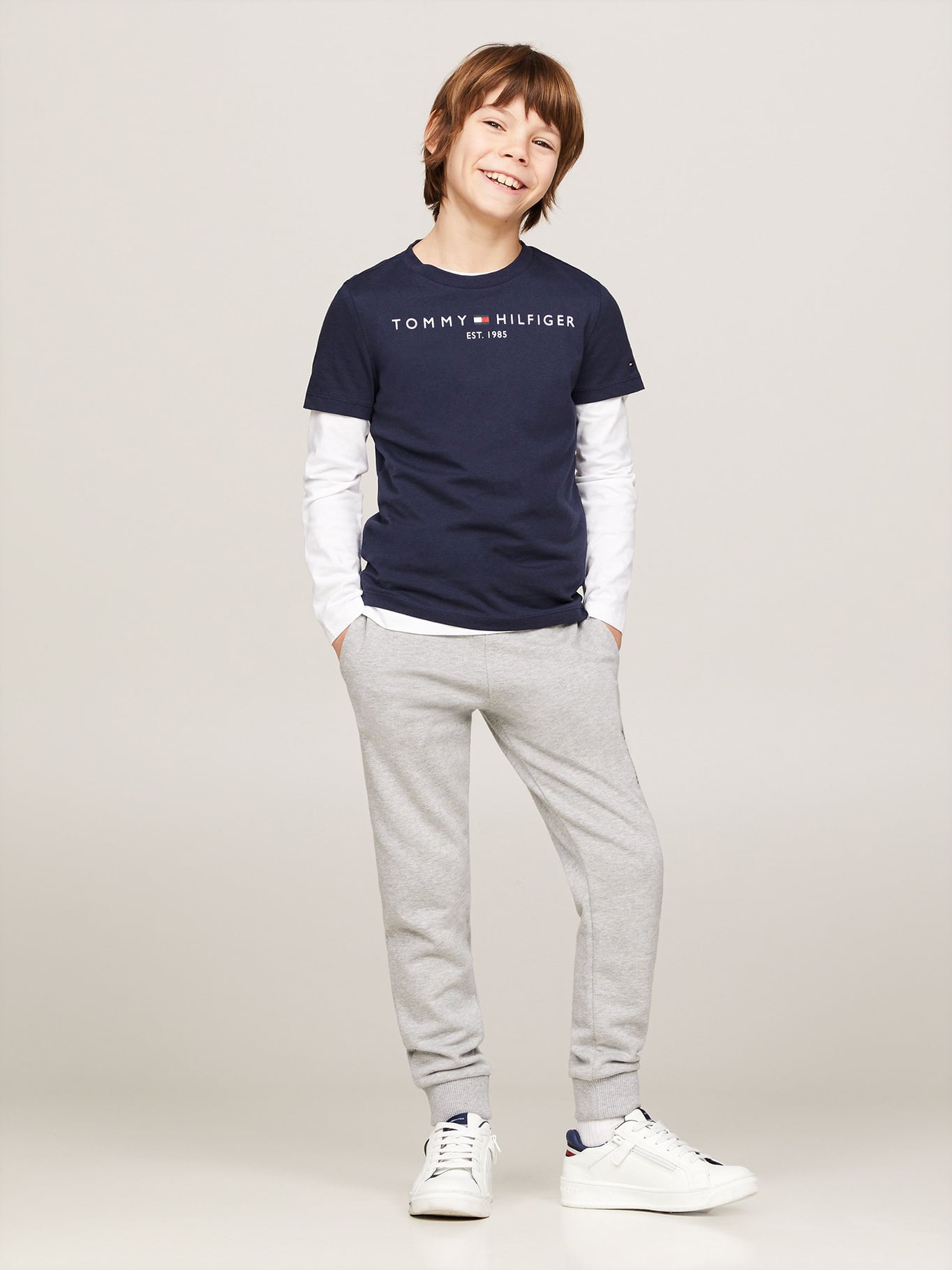 POLERA DE NIÑO ESSENTIAL LOGO C-NECK - 2