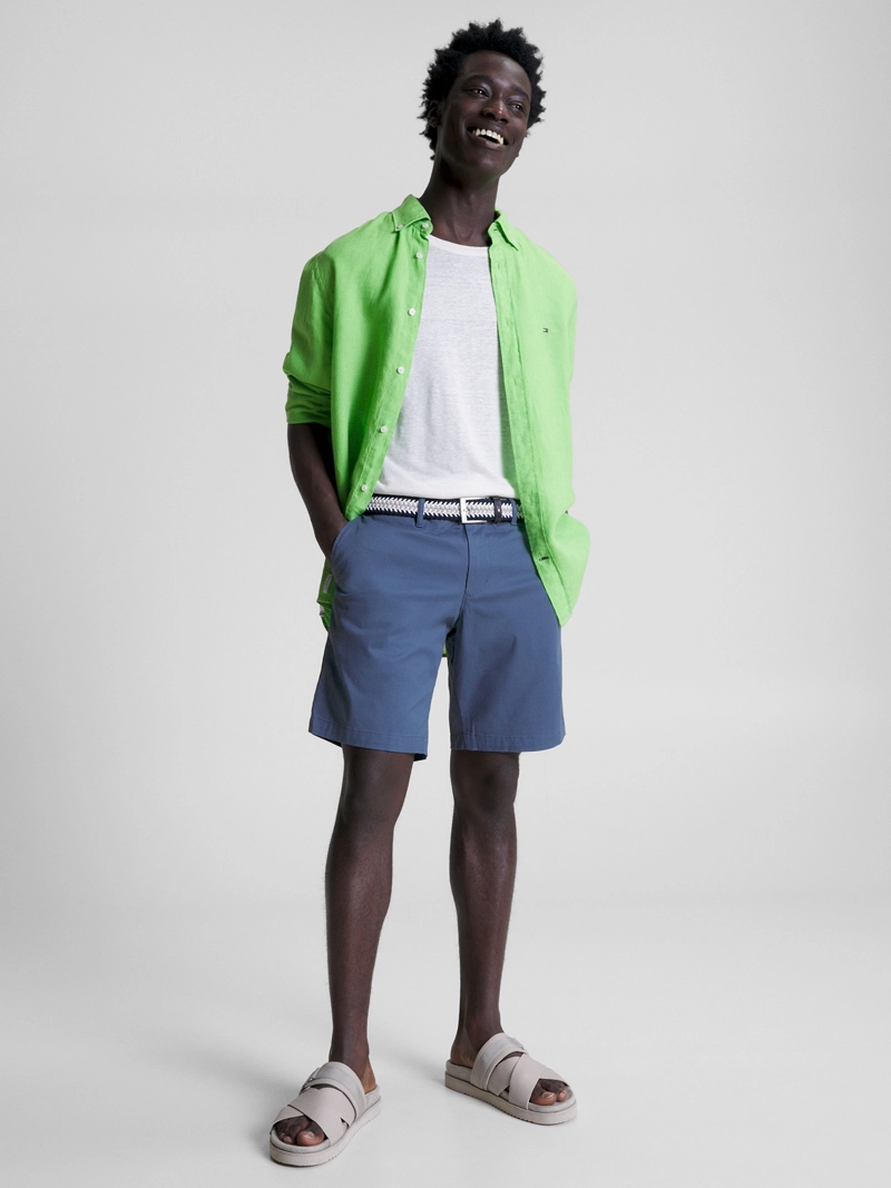 SHORT ALGODÓN HOMBRE TOMMY HILFIGER AZUL ESSENTIAL 1895 DE - 1