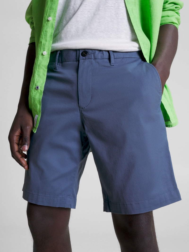 SHORT ALGODÓN HOMBRE TOMMY HILFIGER AZUL ESSENTIAL 1895 DE - 2