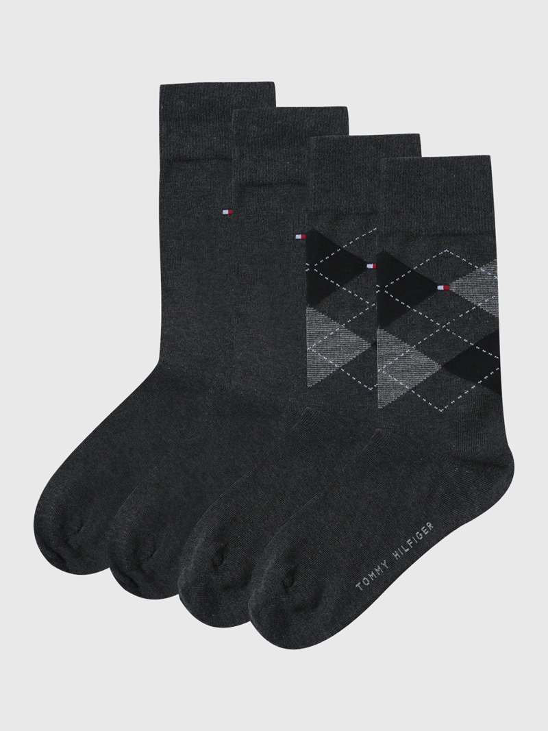 PACK DE 2 CALCETINES DE CUADROS - 1