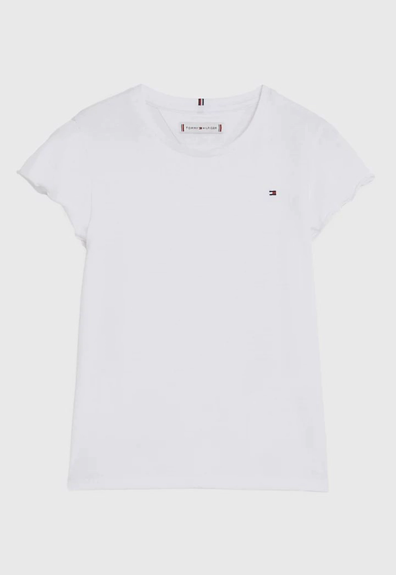 POLERA DE NIÑA ESSENTIAL CON MANGAS DE VUELOS - 1