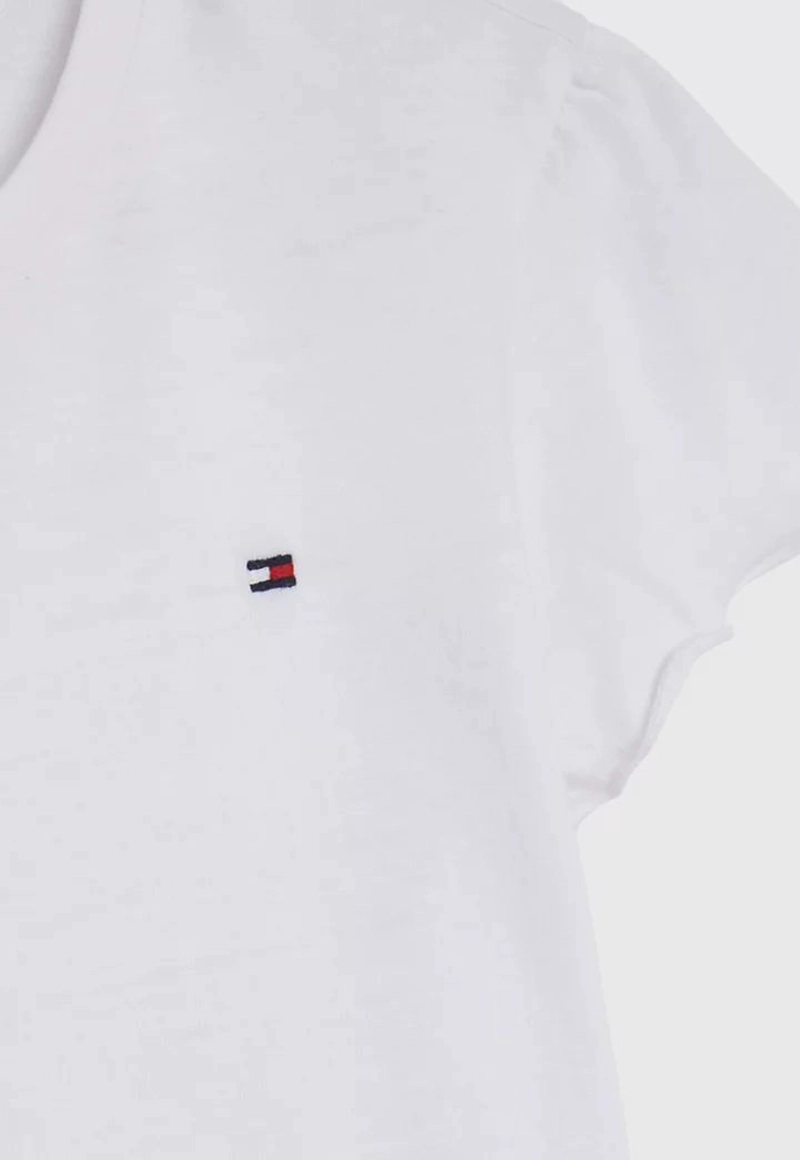 POLERA DE NIÑA ESSENTIAL CON MANGAS DE VUELOS - 3
