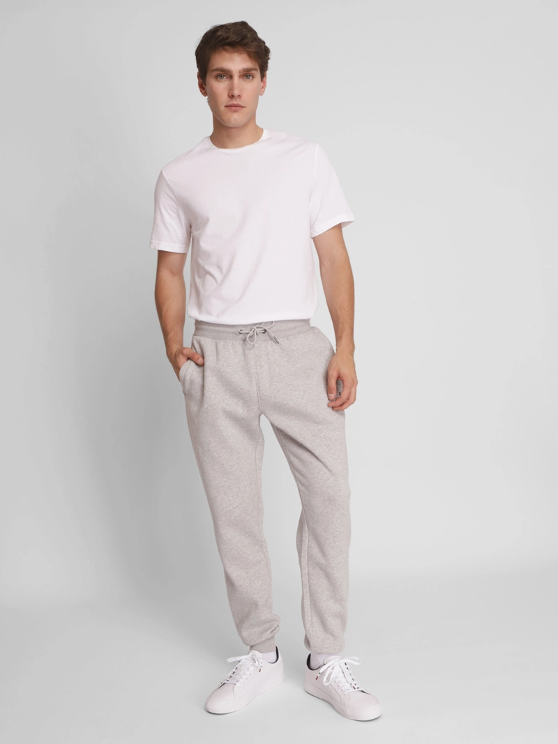 JOGGERS ALGODÓN HOMBRE TOMMY HILFIGER GRIS FLAG LOGO - 1