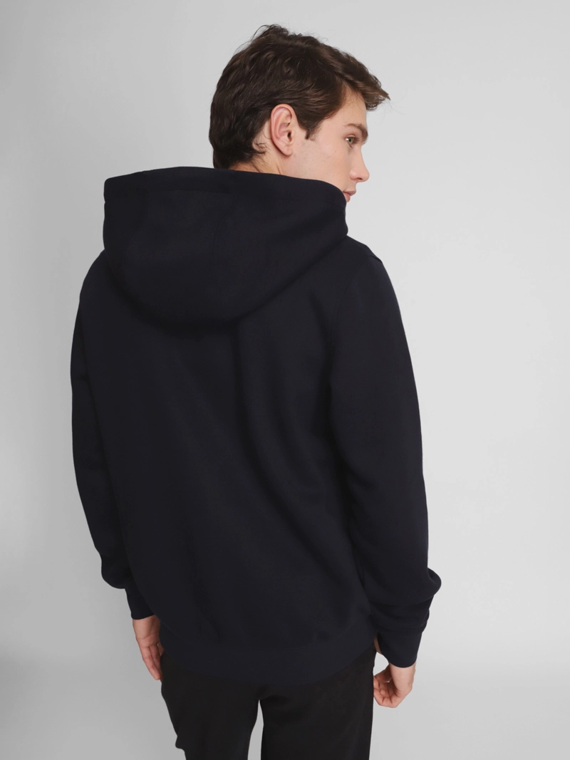 POLERON HOODIE CON CIERRE LOGO - 2