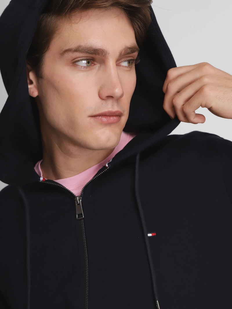 POLERON HOODIE CON CIERRE LOGO - 4