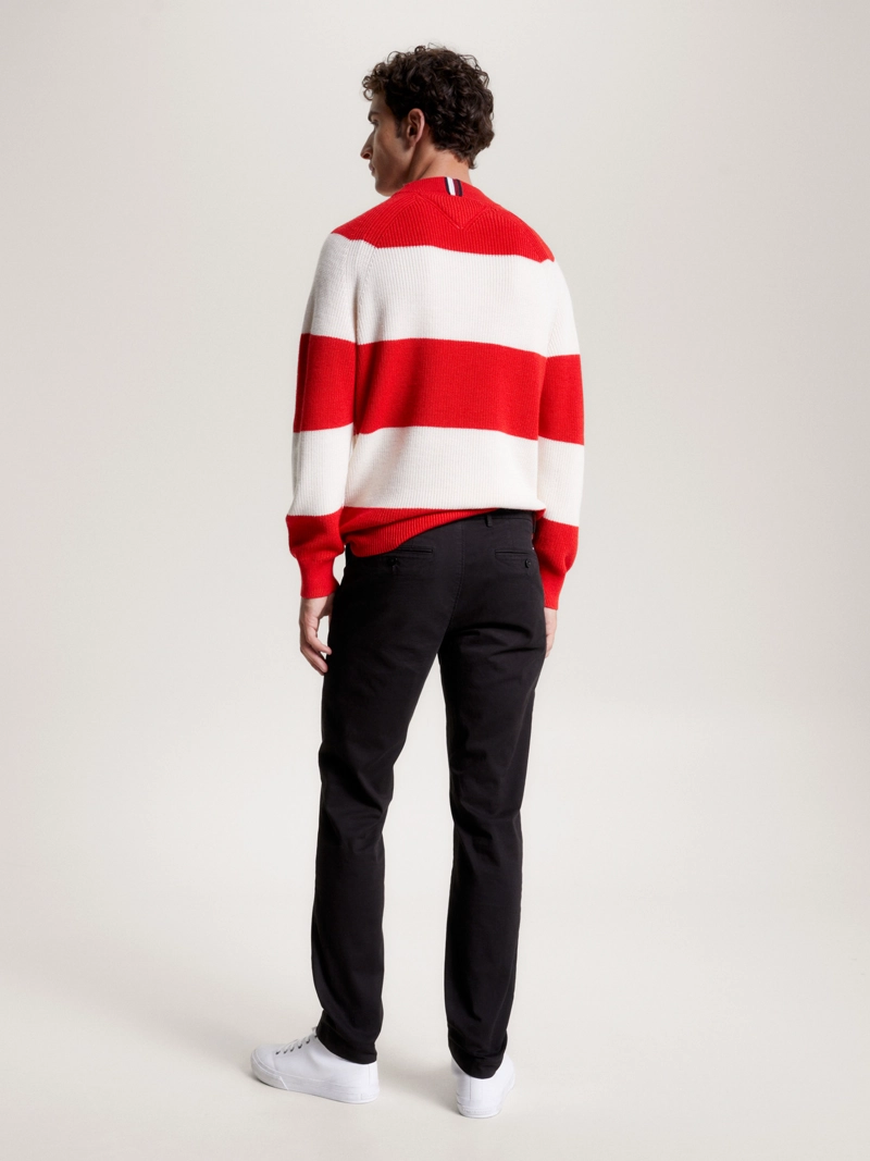 PANTALÓN ALGODÓN HOMBRE TOMMY HILFIGER NEGRO ESSENTIAL DENTON - 3
