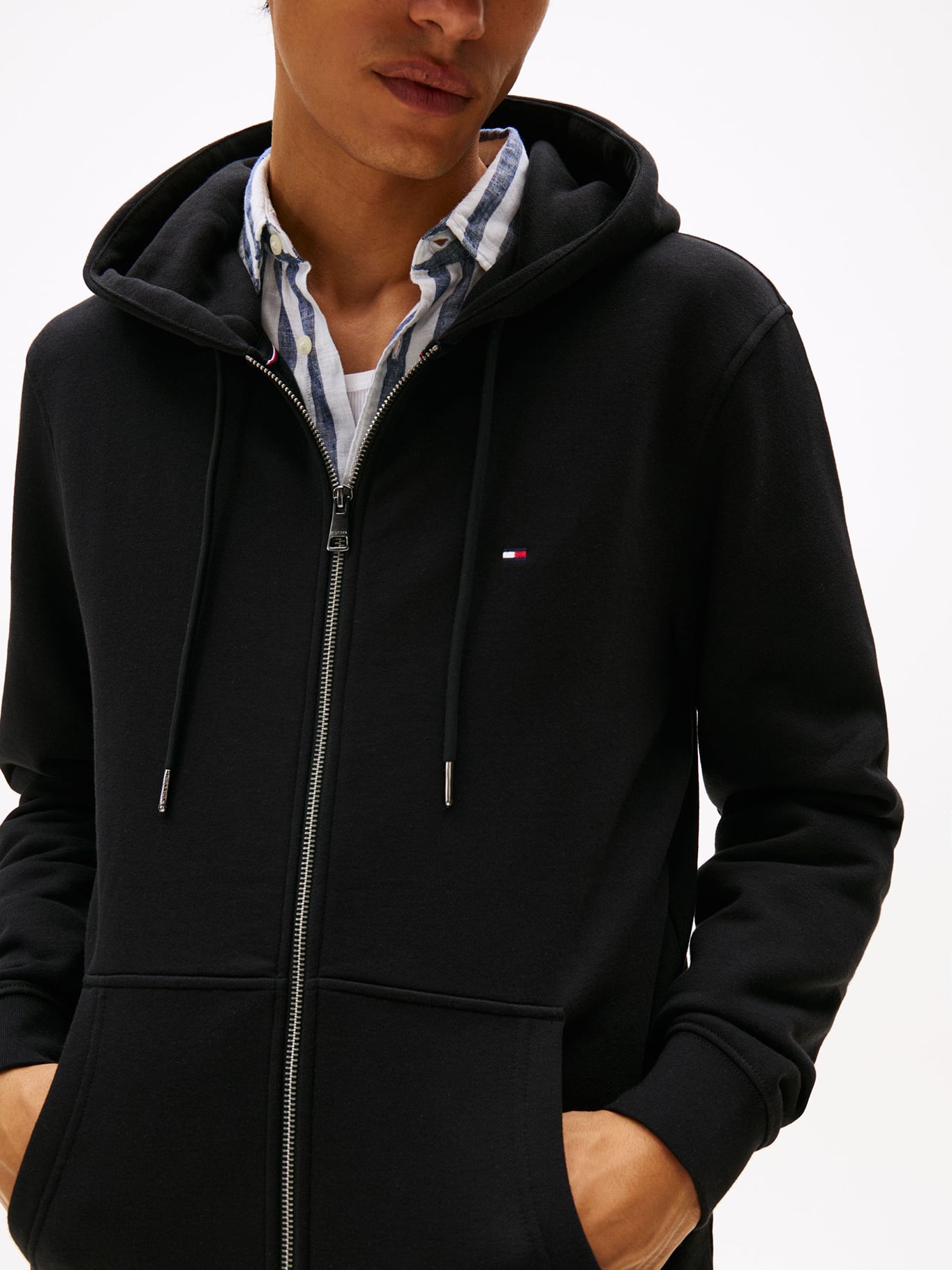 POLERON HOODIE CON CIERRE LOGO - 4