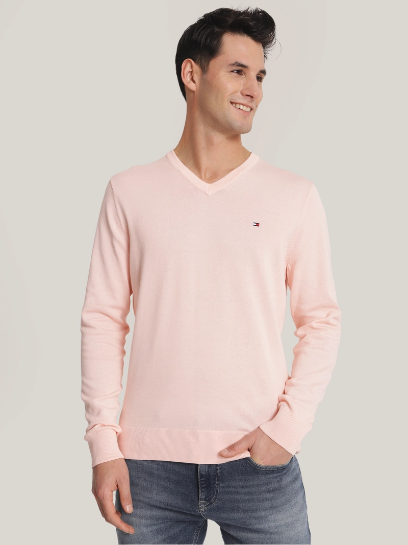 SWEATER BASICO SIGNATURE V-NECK - 1