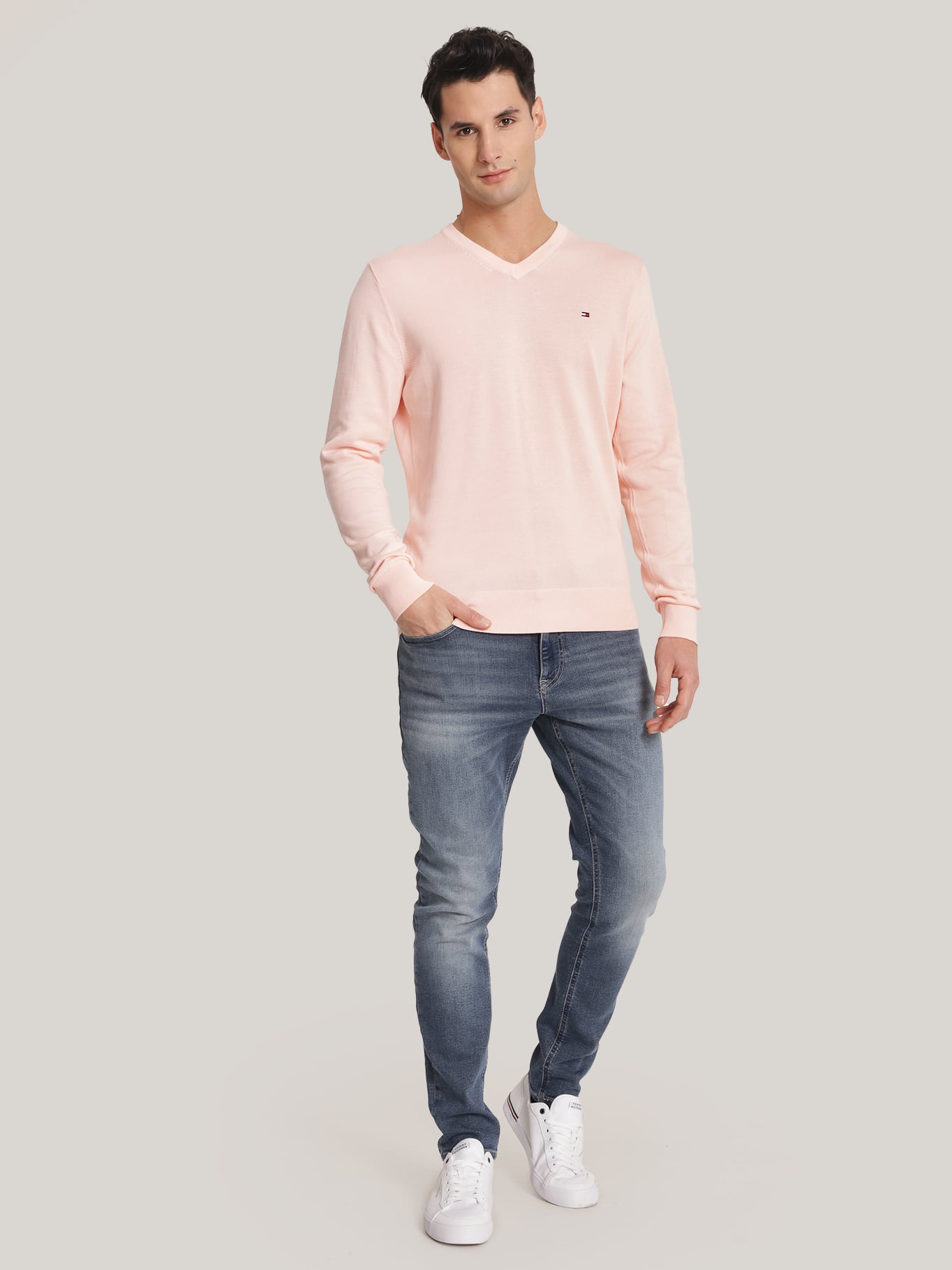 SWEATER BASICO SIGNATURE V-NECK - 2