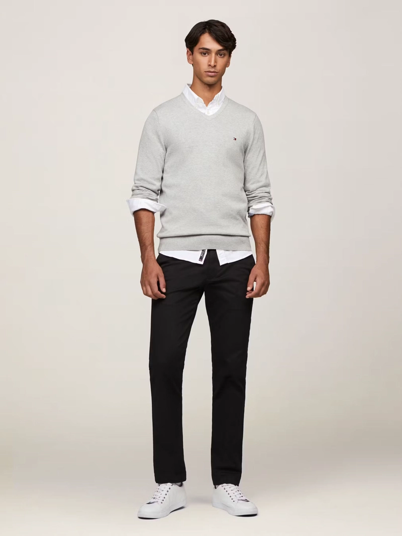 SWEATER BASICO SIGNATURE V-NECK - 2