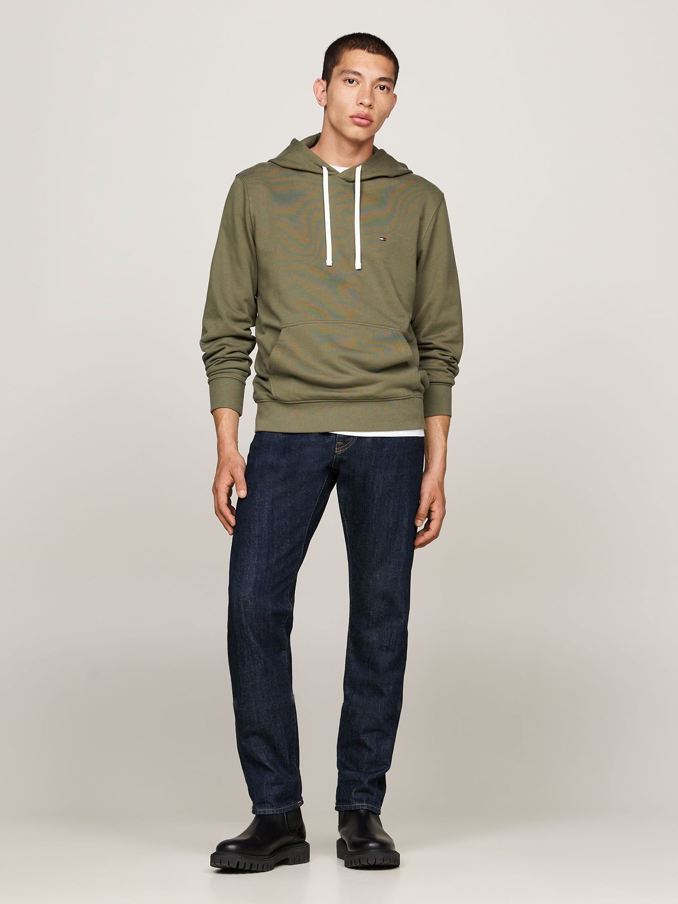 POLERON HOODIE CON LOGO BORDADO - 2
