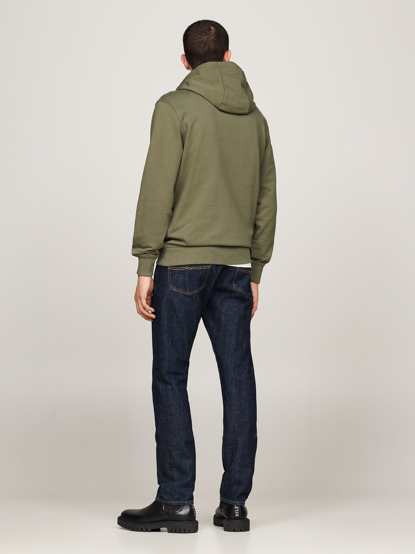 POLERON HOODIE CON LOGO BORDADO - 5