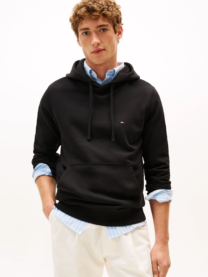 POLERON HOODIE CON LOGO BORDADO - 1