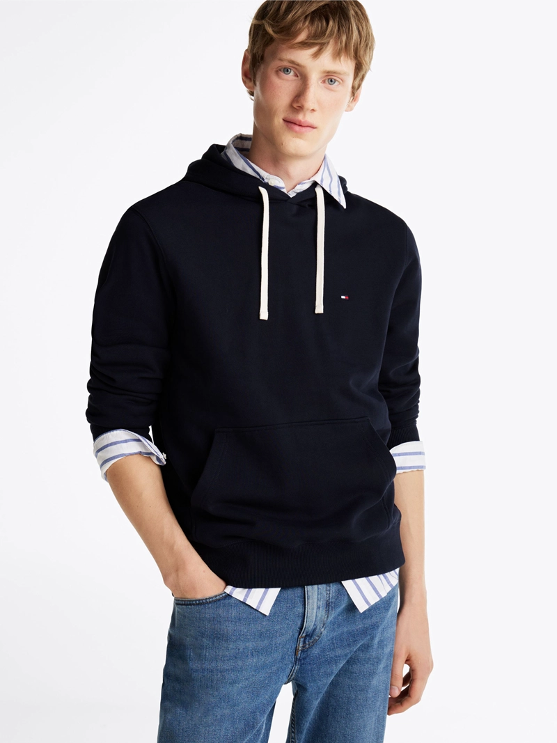 POLERON HOODIE CON LOGO BORDADO - 1