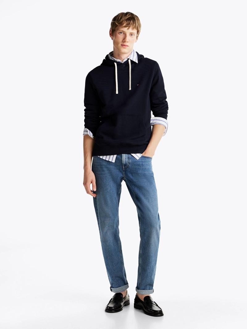 POLERON HOODIE CON LOGO BORDADO - 2