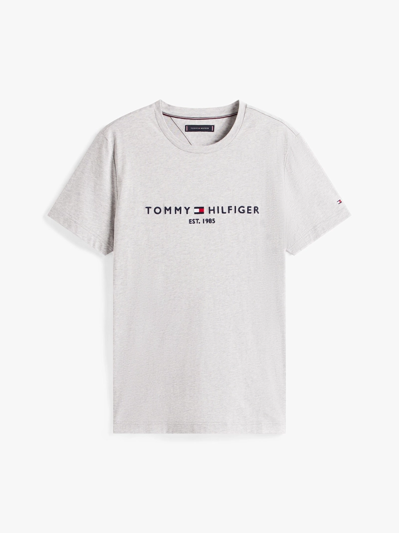 POLERA ALGODÓN HOMBRE TOMMY HILFIGER GRIS IM CORE LOGO SLIM FIT - 5