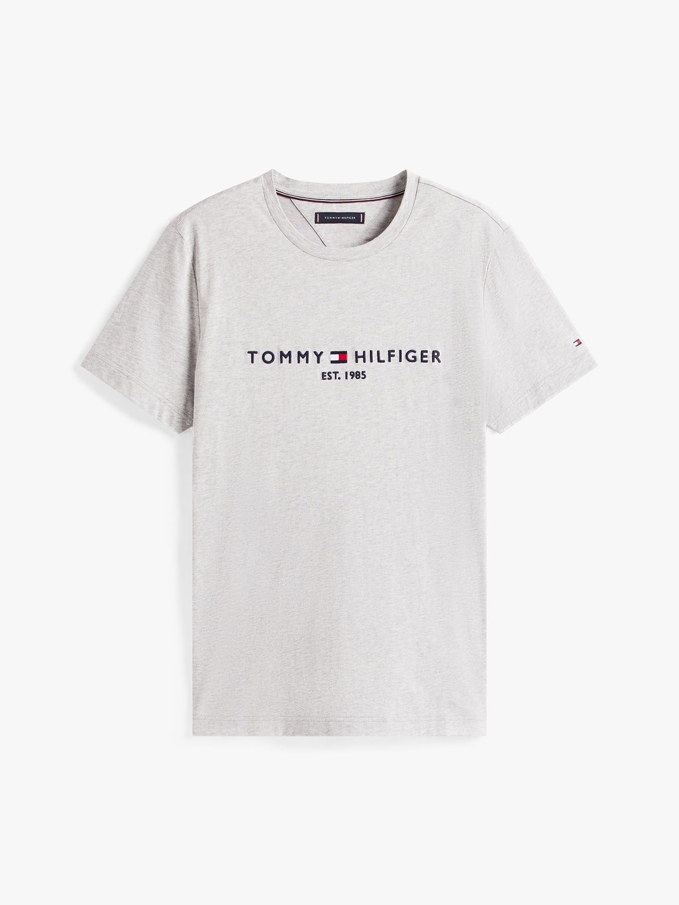 POLERA ALGODÓN HOMBRE TOMMY HILFIGER GRIS IM CORE LOGO SLIM FIT - 5