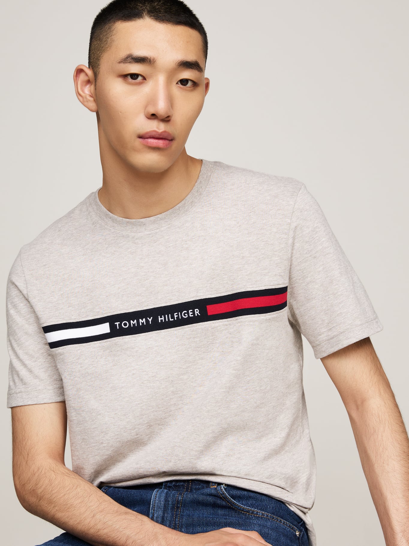 POLERA CHEST INSERT LOGO REGULAR FIT - 4