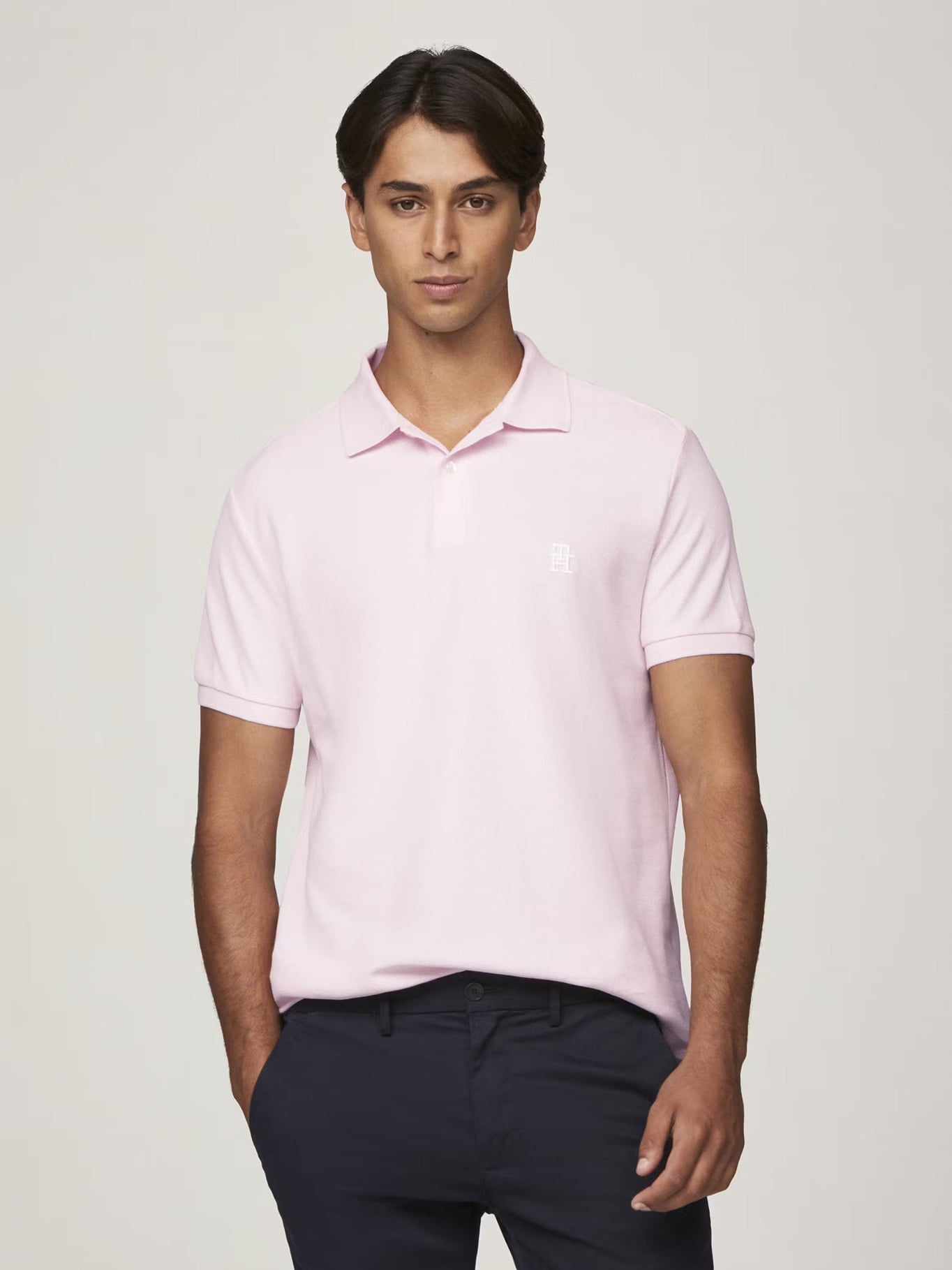 POLO CON LOGO MONOGRAM REGULAR FIT - 1