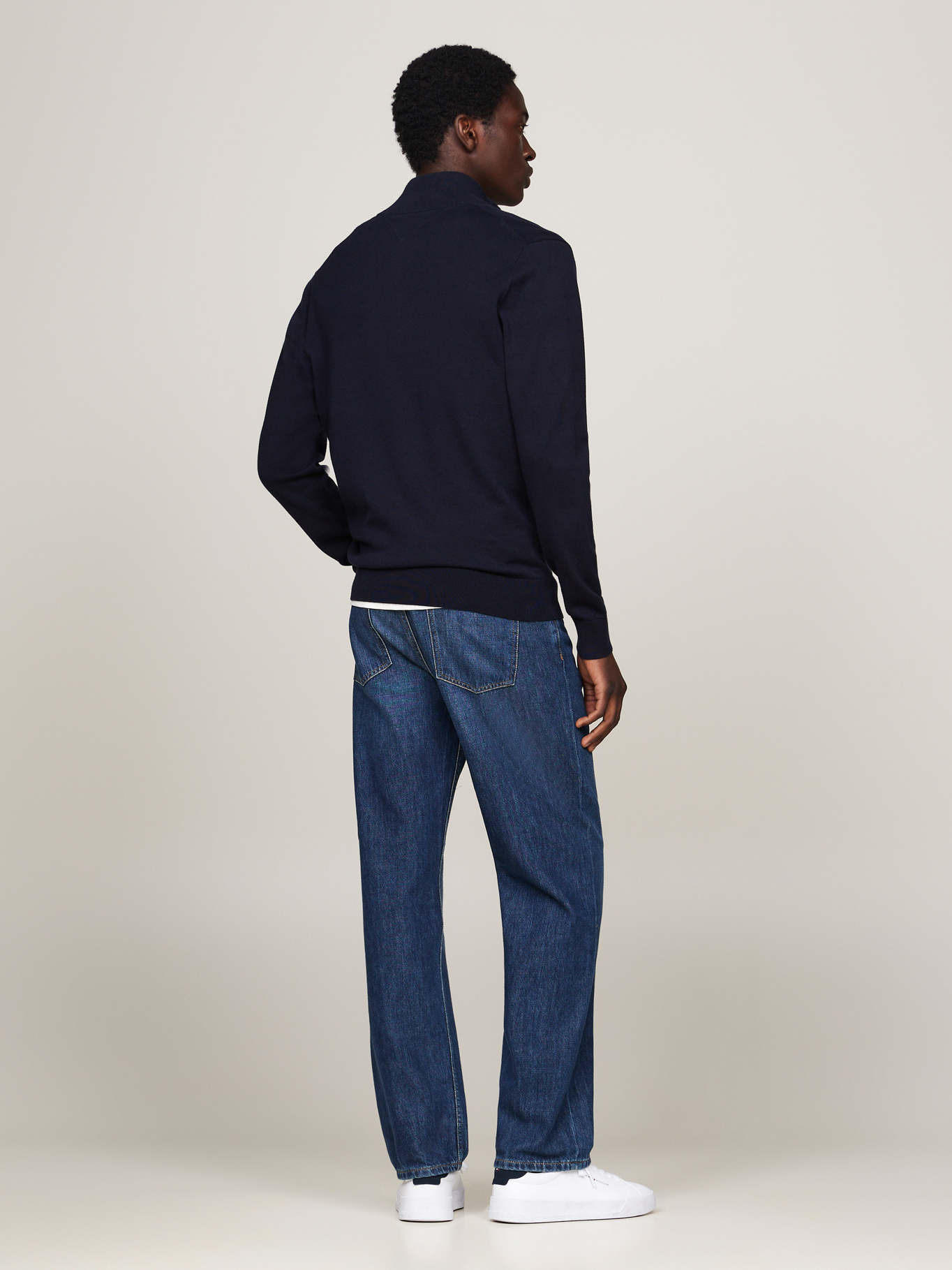 SWEATER ESSENTIAL COTTON CON CIERRE - 3