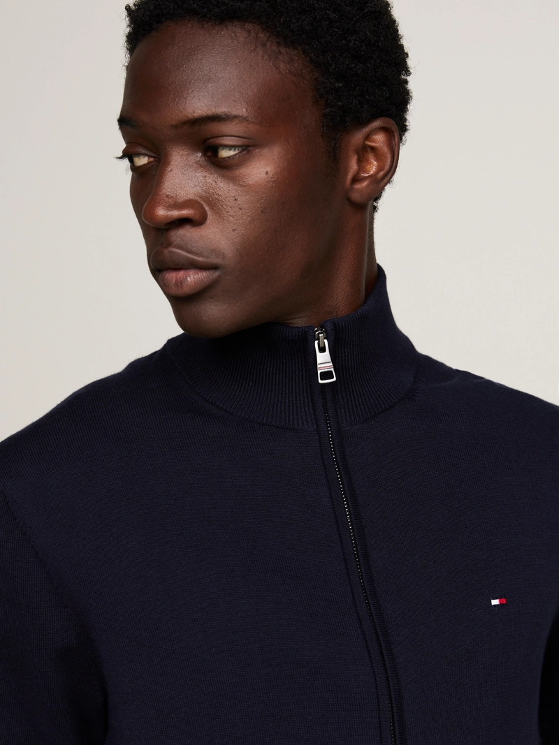 SWEATER ESSENTIAL COTTON CON CIERRE - 4