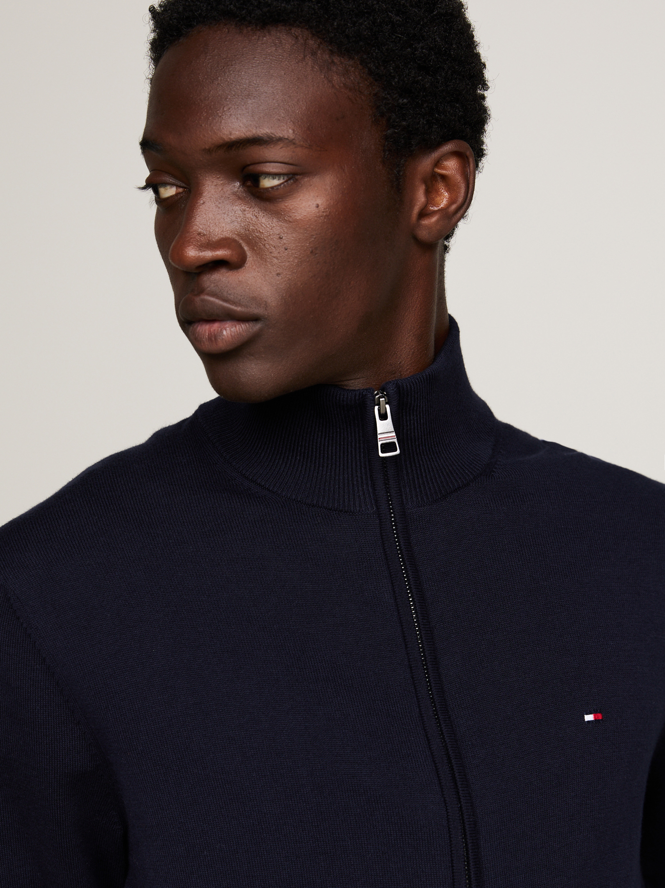 SWEATER ESSENTIAL COTTON CON CIERRE - 4