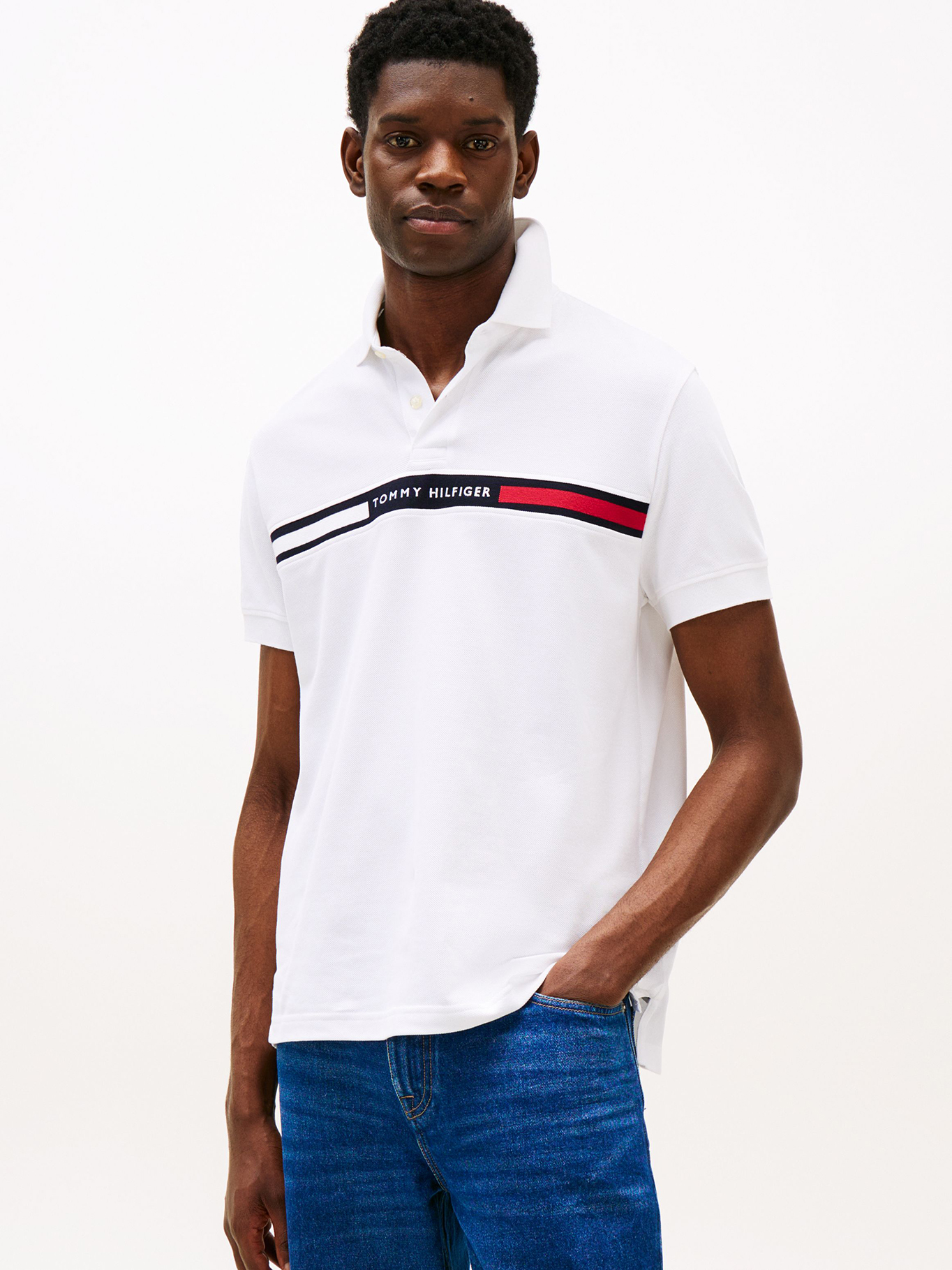 POLO CHEST INSERT LOGO REGULAR FIT - 1