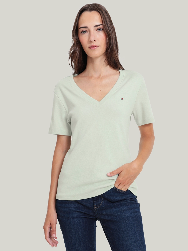 POLERA V-NECK SLIM FIT - 1