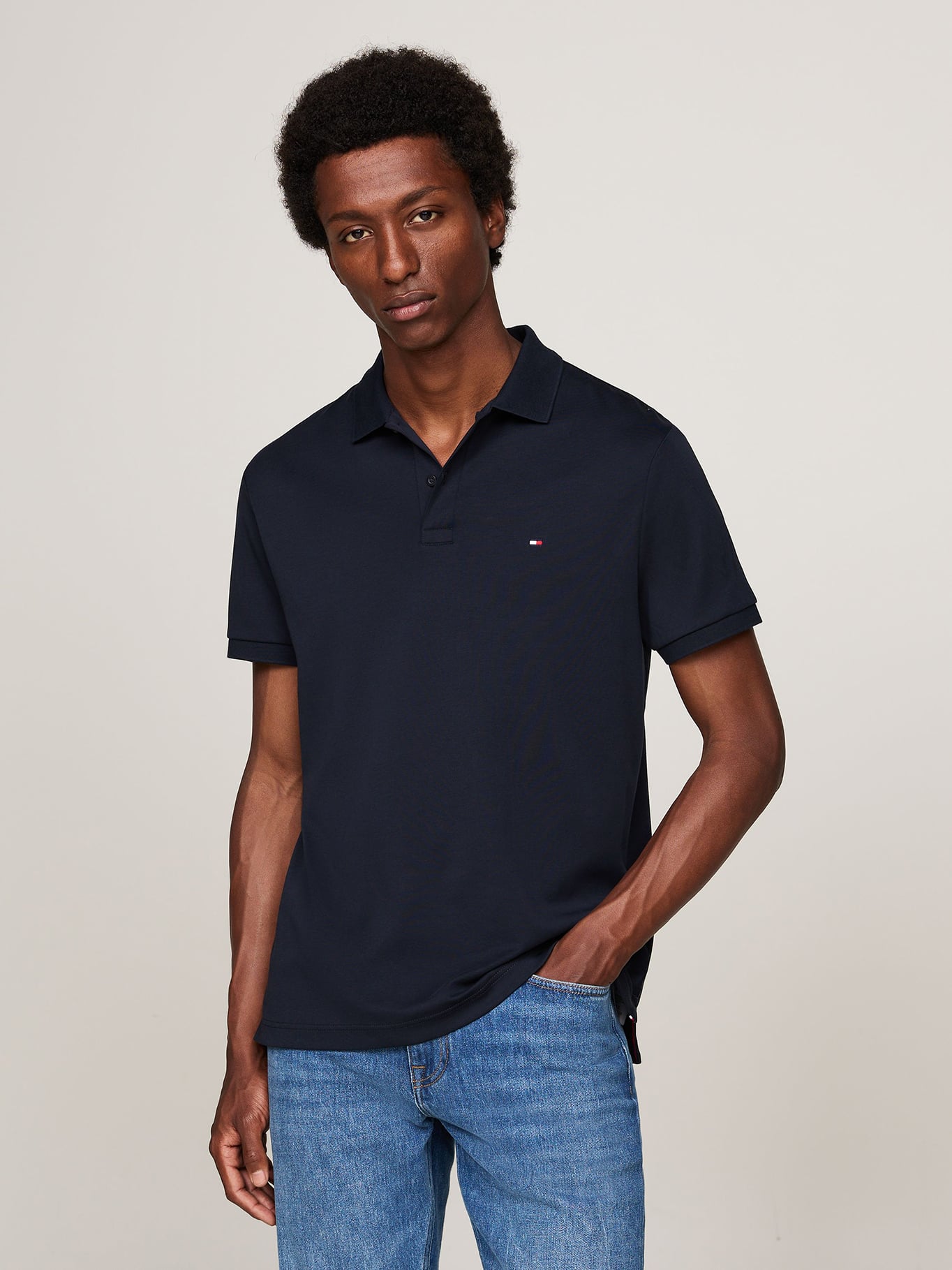 POLO ESSENTIAL LIQUID REGULAR FIT - 1